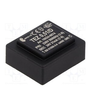 TEZ 0,51/D 230/24V Transformer: encapsulated; 0.5VA; 230VAC; 24V; PCB; IP00; TEZ MTPd_lSzupoAFTvnOyhOPgJ-1m63hynQNrBNbBDKoFk