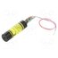 70105612 Module: laser; 1mW; green; dot; 532nm; 2.7÷3.3VDC; 125÷375mA 2qwg9JaxEm8aU26YUJkKQXDofeVs6fkk2H72KQCbTcQ