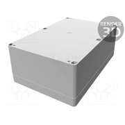 1554VA2GY Enclosure: multipurpose; X: 160mm; Y: 240mm; Z: 90mm; 1554; grey LuArVkqGtgkcZiZcvrTt1aKmYmKHB0ZnTbEKs1XE3mA