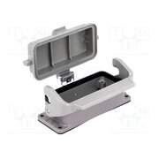 09300160306 Enclosure for connectors: HDC; size 16B; Han® B; IP65; with latch 5L9EPbDCs905rLOIBByRQ1Y1VZBE3RoUh4HpMO-Q5FQ
