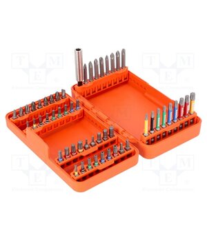 59S/54C-1 Kit: screwdriver bits; Kit: adapter 1/4" length 50 mm; 54pcs. NsoVTB21FDVlXOlza_DVq04VvjsptVZcNzme8rQYmFo