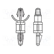 8G813V40367 PCB distance; polyamide; L: 15.9mm; snap fastener; natural dWnTdqISBdgmCZ8zolZ2MPkdr-hQXQuMSSQgdtP-ixU