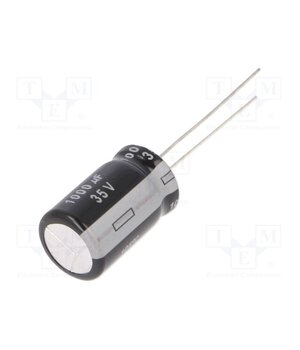 ECA1VHG102 Capacitor: electrolytic; THT; 1000uF; 35VDC; Ø12.5x20mm; Pitch: 5mm 4vjCuFI1H7qd9PlJMtKN3YI7VmjZr-zvmx9QYX7cpXY