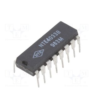 NTE4033B IC: digital; divider,decade counter; CMOS; THT; DIP16; 3÷18VDC 580ZQJr_MCDnMz4GXpqlRBw33sC5b52sqTXNlbxW14A