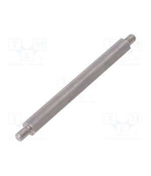 448X80 Screwed spacer sleeve; 80mm; Ext.thread: M5; hexagonal 4Zqi2LZXjV4_vqlBTVLpEa1zpJvuGmANWj_EyUOHRvs