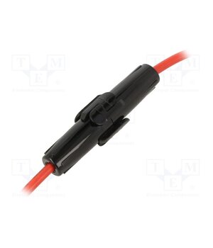 LPA-08B-14R Fuse holder; 6.3x32mm; Imax: 20A; Contacts: brass; Leads: cables PcQsVHZ6I3Eab4s8N6MHC6N1FaaRKfu2jWvCxM9rXuQ