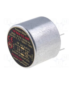 1FM415-0R Filter: anti-interference; 250VAC; Cx: 100nF; Cy: 2.2nF; 4mH; THT aUi0e-0deX5vsAE4_ZHvHUrqdEvumXVjnDxPOKMJkZ0