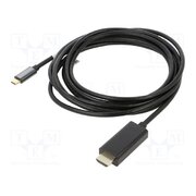 CA-CMHD-10CU-0030-BK Adapter; USB 3.2; HDMI plug,USB C plug; gold-plated; 3m; black wPeNs3M5lE5urHafZjvhqSom7QMvSyu8N9Xq5iz5eiU