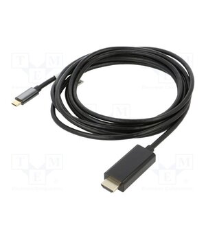 CA-CMHD-10CU-0030-BK Adapter; USB 3.2; HDMI plug,USB C plug; gold-plated; 3m; black wPeNs3M5lE5urHafZjvhqSom7QMvSyu8N9Xq5iz5eiU