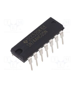 SN74AHC05N IC: digital; NOT; Ch: 6; CMOS; THT; DIP14; 2÷5.5VDC; -40÷85°C; tube EvVDWLtdoSiZkNPwF6eVdDzWut_xXm7ZN-bFWe5FVqM