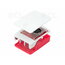 Dėžutė RASPBERRY PI 5, 98.5x70.3x33mm, balta/raudona IDEH25+3.jpg