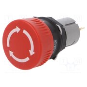 51-256.026 Switch: emergency stop; 16mm; Stabl.pos: 2; NC; red; none; IP65; 51 5VanfTAfoYpd8cMe88gJw4qFMUi3EZvd6gwdafn2ZOw