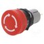 51-256.026 Switch: emergency stop; 16mm; Stabl.pos: 2; NC; red; none; IP65; 51 5VanfTAfoYpd8cMe88gJw4qFMUi3EZvd6gwdafn2ZOw