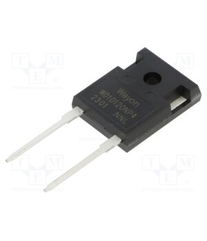 WSRSIC010120NP4 Diode: Schottky rectifying; SiC; THT; 1.2kV; 10A; TO247-2; Ir: 5uA VdvYr3nz4L5VQh0o5oteMm5gIIcVX2B309Lu78xqeEg