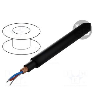 C801 Wire: DMX; 2x0.22mm2; stranded; 110Ω; -15÷70°C; Colour: black; 100m NihUw3uJDcJfFHA3UTNtxPfKkkiDAeF1lpr6Zt6f_vo
