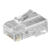 PLUG RJ-45 8P8C, CAT5e, for flat Cable/for flex wire