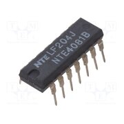 NTE4081B IC: digital; AND; Ch: 4; IN: 2; CMOS; THT; DIP14; 3÷18VDC; -55÷125°C tyxaVj1pS2MKPVpQ5ITiL0nbs4stybpPRcVdwGMZ8ys