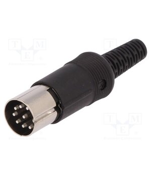 930298500 MAS 80 S SCHWARZ Connector: DIN; plug; male; PIN: 8; 262°; straight; for cable xrPUdOesODDzhq4iuCWDBxl9PKgSUhCZX6sYT4UpFPE