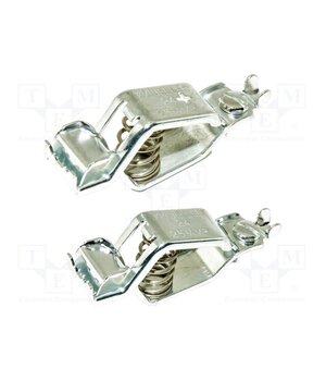 010029 Crocodile clip; 25A; Contacts: steel; tinned; 2pcs. ymspNt9S8nfmgAc2p3WpslIn0fn5-2n3WwY2p3Ou_5Q