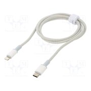 CATLGD-02 Cable; USB 2.0; Apple Lightning plug,USB C plug; 1m; white; 20W YlL1tR_vVlmifvsyeS8mR731eIOmPwhojBZZQd9BOF4