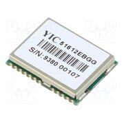 YIC51612EBGG-33 Module: GPS/QZSS; ±2.5m; GPS; -161dBm; 3÷4.3VDC; 9.6kbps; 10Hz; UART 8CtgnwemvVYteOKGpPuP5fK80m5bBWvDrX_wvehMF4A