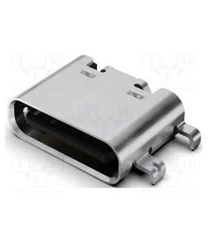 USB4500-03-1-A Connector: USB C; socket; SMT; PIN: 16; horizontal; USB 2.0; 5A Zss9gYT2P0wCbLlk2nwNZri8GQ7tAR_WLO6F00II-94