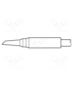 C105109 Tip; conical sloped; 0.6mm G5uHCsiWvo9v48xPLZiQp6RRdvopTf6FuMSsfgZTt_s