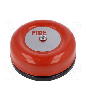 CFB6D24RED Signaller: sound; bell; 24VDC; 95dB; CF; IP21; red; Ø152x63mm tnQ_ncHI07XqiWsaMopowNL5U18uVDP3gzjKqdd4ZSI