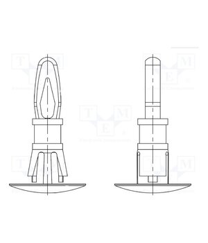 8GG01V42695 Assembly stud; polyamide 66; L: 4.8mm; latch/latch; natural; 8GG01 SySnZnnVgqAfopuW-szoEnPiEuOt2G1I_Tz9KQh0diE