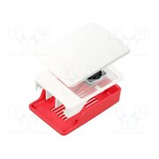 RASPBERRY PI CASE FOR PI 5 RED/WHITE Accessories: case; Colour: white,red; Enclos.mat: ABS KGcUoTdd9hznSEvQo9n_JHunViDNoG3kFoT0zbdUu40