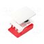 RASPBERRY PI CASE FOR PI 5 RED/WHITE Accessories: case; Colour: white,red; Enclos.mat: ABS KGcUoTdd9hznSEvQo9n_JHunViDNoG3kFoT0zbdUu40