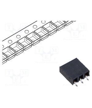 SSM-103-L-SH-TR Connector: pin strips; socket; female; PIN: 3; horizontal; SMT; 1x3 ANjLFS6esMogZc6ESqZZxmidI7r9Nx5e-TNLaX5Y-E8