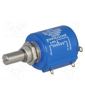 3500S-2-103L Potentiometer: shaft; 10kΩ; 2W; ±3%; 6.35mm; linear; wirewound; IP65 8wYQYv3MJYht4boQdSDeJhBjnwyJAanNTkR4YrgIIdM
