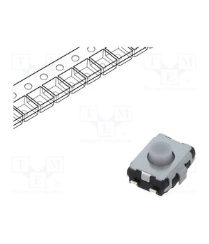 EVQP2D02Q Microswitch TACT; SPST; Pos: 2; 0.02A/15VDC; SMT; none; 3.5N; 2.5mm _AZWe653PhsE3n9ISPmjZanOa6bahZxL9t047J9O5M4
