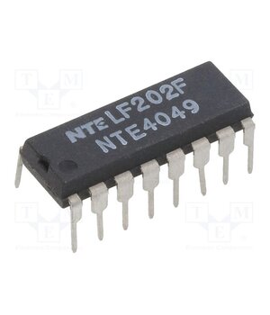 NTE4049 IC: digital; buffer,inverting,translator; Ch: 6; CMOS; THT; DIP16 mrhpvY81fW-cZ4J1lENyScwRY99C4gZkgMxrCPnXW1I