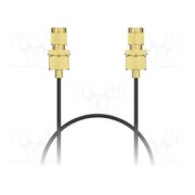 CAB613RF-0914-1 Cable; SMA male,both sides; black; straight,with seal; -40÷85°C 3lY0lY9pebWarmqt1XHx3tJla8I5FzVG6ns7lQmX6xI