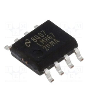 LMH6724MA/NOPB IC: operational amplifier; 370MHz; Ch: 2; SO8; 4.5÷12VDC; tube xZ_G3sPbvz7Cf7W3dN6vGlLGudJpYf0wUZUARf2uNoU