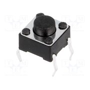 TACT-65N-F Microswitch TACT; SPST-NO; Pos: 2; 0.05A/12VDC; THT; none; 1.6N UN6DX-ZMV-qS5uh_4WEDeT8K4BMdSTlf6IQcHbfVnIE