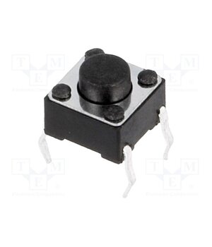 TACT-65N-F Microswitch TACT; SPST-NO; Pos: 2; 0.05A/12VDC; THT; none; 1.6N UN6DX-ZMV-qS5uh_4WEDeT8K4BMdSTlf6IQcHbfVnIE