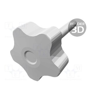 VCT.40 P-M8X45-C4 Knob; Ø: 40mm; Ext.thread: M8; 45mm; H: 27mm; technopolymer PP VB8Oyf9V0p03F8zaSd5x8vtt0MA5sARCSTF8BLKCJJQ