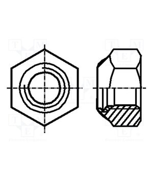 1397176 Nut; hexagonal; M3; 0.5; acid resistant steel A4; 5.5mm; BN 1722 XGMD31uNp6JoeXPxp2hYQhBwnDGRPt3tICA3QvIG1Fs