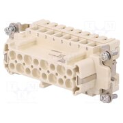 09338162703 Connector: HDC; contact insert; female; 16A; 400V; Han® High Temp UBKiXPMLbWrXH98BWNdLiyQflFYX4oTqmCzLwl5x5lk