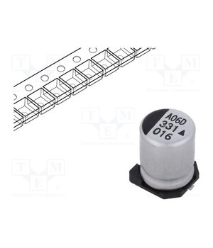 AEA0810331M016R Capacitor: electrolytic; SMD; 330uF; 16VDC; Ø8x10.5mm; 5000h; AEA ngm-TOz5fJA8pg1G9LDTmw2xAD8APA6qJoNLuJEqNKw