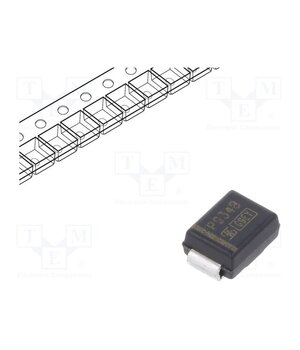 1PGSMB5934 Diode: Zener; 3W; 24V; 63mA; SMD; reel,tape; SMB; single diode FAYrYudFPrKPSqOKV9yZa13BA17qhkh2qWUdKyElpGQ