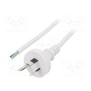 LT-423 3X1.0 WHT 3M END CUT Cable; 3x1mm2; AS/NZS 3112 (I) plug,cables; PVC; 3m; white; 10A n_0O3OCFlXXNTk4uxY-Q7jnZA74Bk-o2G2JYf70eDEI