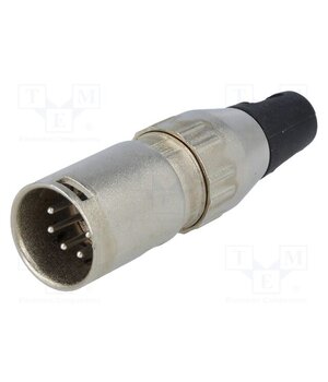 701-0500 Connector: XLR; plug; male; 7.5A; 50V; PIN: 5; straight; for cable 66PcORCrEz94zOOnQIYCfwr77KuBVFlOOAFmff7eaGs