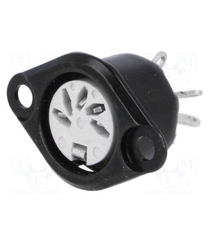 631-0500 Connector: DIN; socket; female; PIN: 5; 180°; soldering; 34V; 2A; 10mΩ rx9v4fZZREIE88rb5JLRTPKxmUPXwwvEOesprDPn2pk