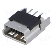 500075-1517 Connector: USB B mini; socket; on PCBs; THT; PIN: 5; straight rhGwj1mnoWelHVGOHSc9fjGmcC4vwrW7UlIDyhgE6TM