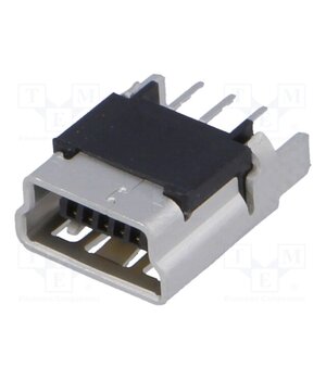 500075-1517 Connector: USB B mini; socket; on PCBs; THT; PIN: 5; straight rhGwj1mnoWelHVGOHSc9fjGmcC4vwrW7UlIDyhgE6TM