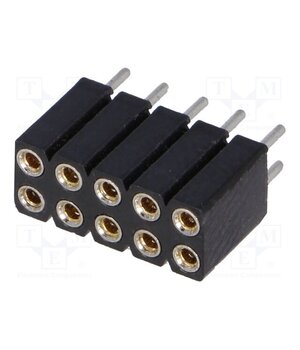 DS1002-03-2*5131 Connector: pin strips; socket; female; PIN: 10; straight; THT; 2x5 mie74guEGlVXi1_NSFwQIjCBQfVeKQYZhzt7Gs7Nk1M